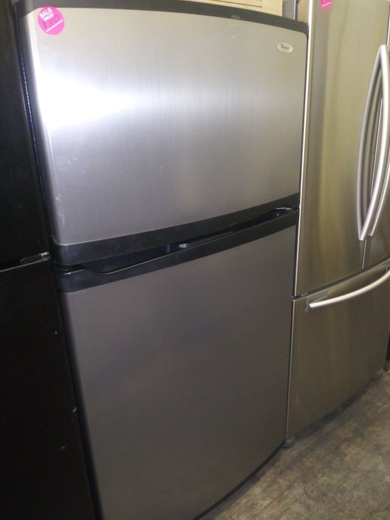 Whirlpool stainless steel top mount refrigerator