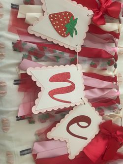 Strawberry Theme Birthday Decorations
