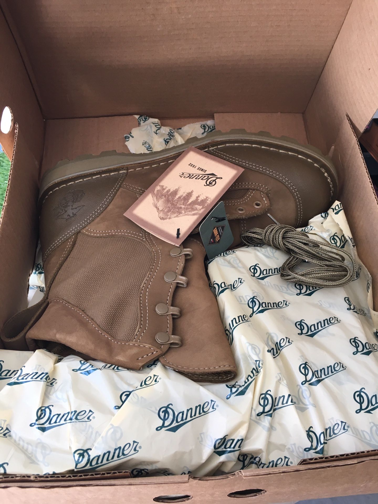 DANNER MCWB SPEED LACER BOOTS NEW 15655X Size 10 Wide. New Made In USA