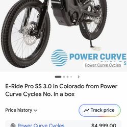 Electric Dirt Bike Eride Pro SS 3.0 