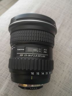 Tokina ultra-wide zoom lens
