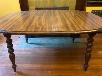 Dark Wood Dining Table