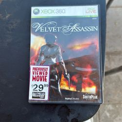 Xbox 360 Velvet Assassin Game 