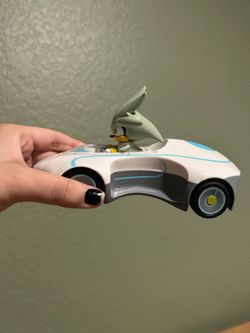 silver sonic racing toy