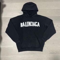 Black Balenciaga Hoodie