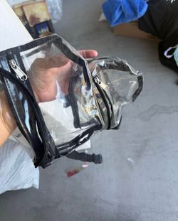 2 clear Fanny packs