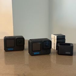 GoPro - HERO12 Black Action Camera - 2 SET & ACCESSORIES