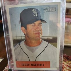 Edgar Martinez Baseball Cards Lot 