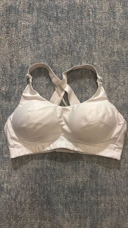 Calia White Wireless Bra with Cross-Back Straps