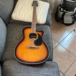 Mitchell O120CESB Auditorium Acoustic-Electric Guitar 3-Color Sunburst