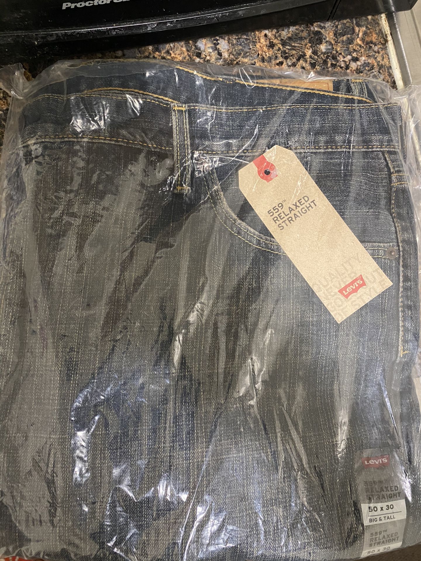 LEVI’S RELAXED STRAIGHT JEANS 👖 SIZE 50#30 BIG & TALL💯🔥🔥