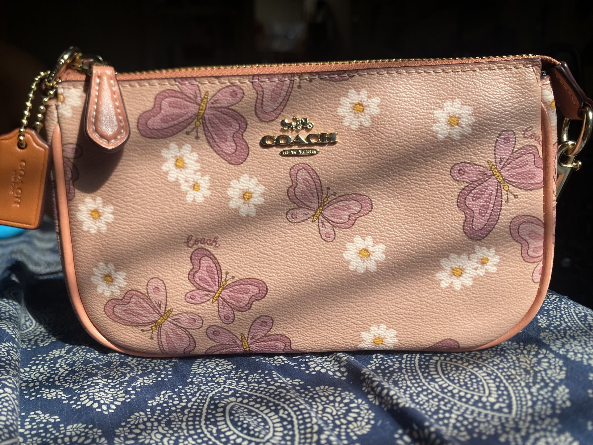 coach nolita 19 with Lovely butterfly print