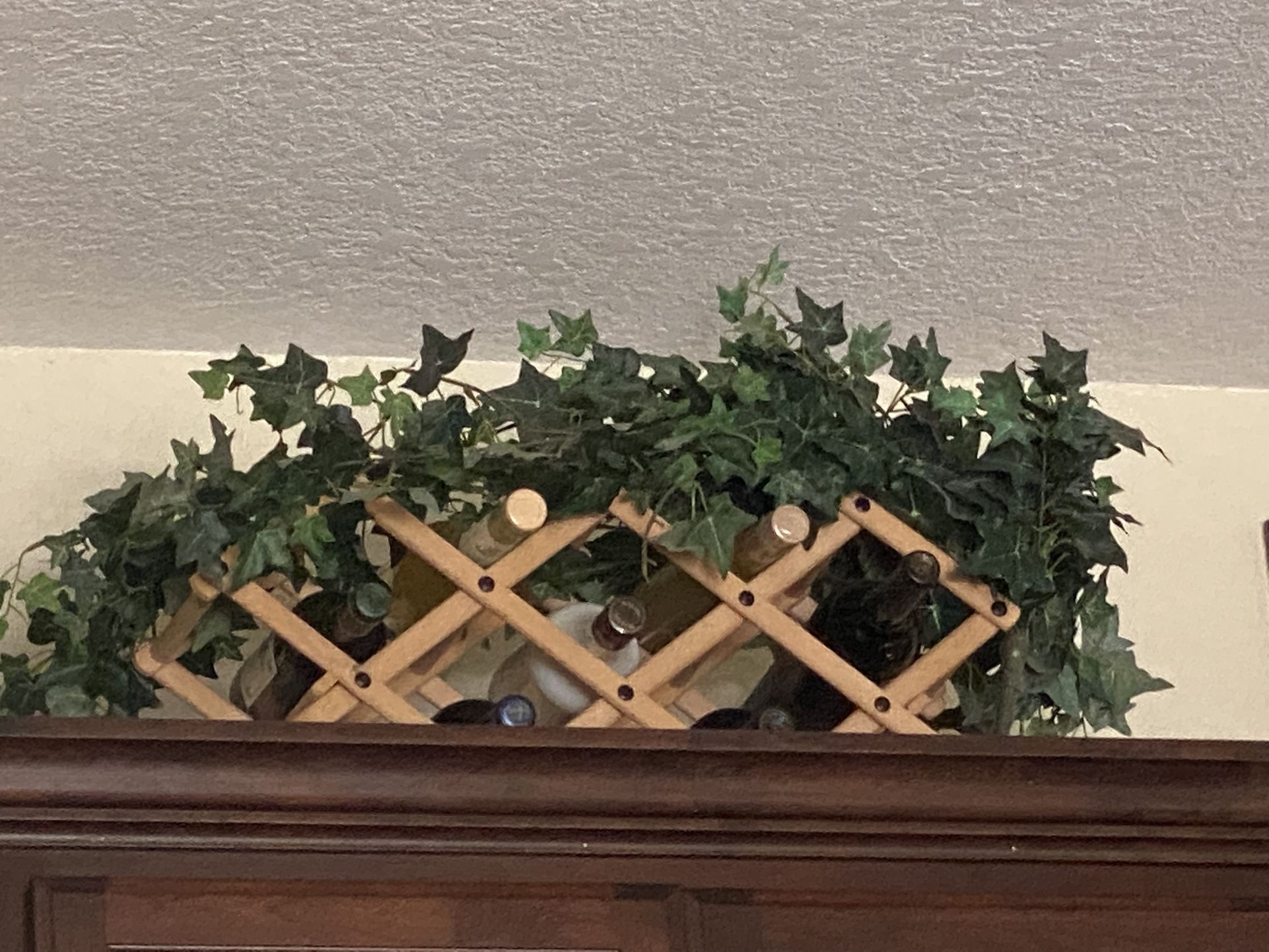 Wine Rack With Vines