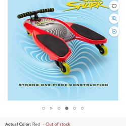Spinner Shark Drifting Kneeboard Caster Board– Ride On Scooter Board with Casters for Kids 
