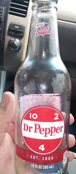 Vintage Dr pepper bottle