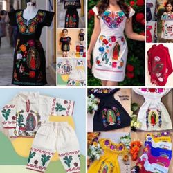 Vestidos, Virgen Niña y Dama 🇲🇽Trajes De Juan Diego🇲🇽Virgin Mary Dresses & Outfits🇲🇽Prices Vary-Precios Varian