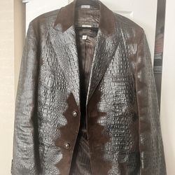Crocodile Skin Coat