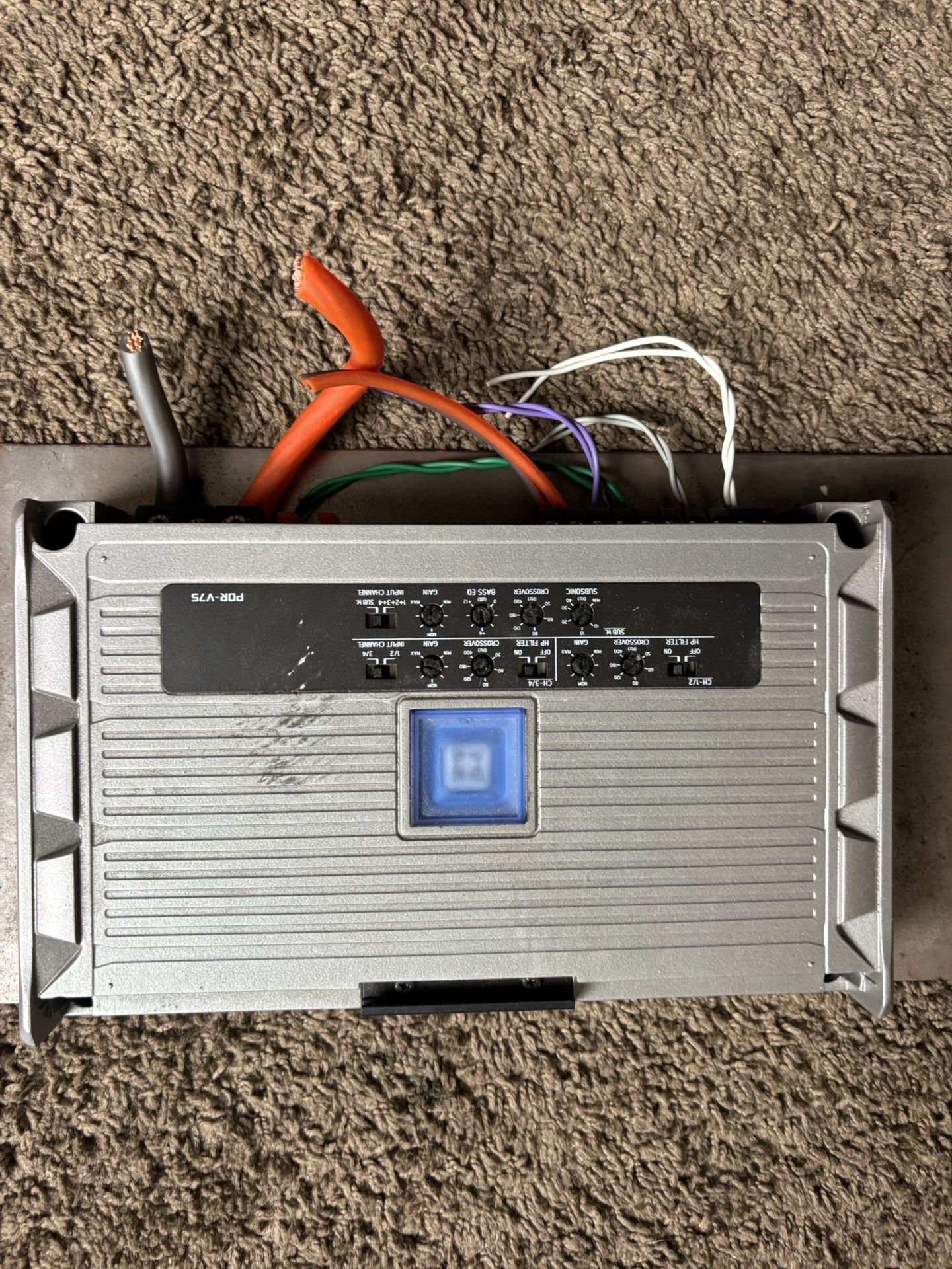 alpine pdr v75 1500watts 5 channel amp