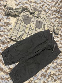 Infant Boys Pant & Shirt 12 Mos