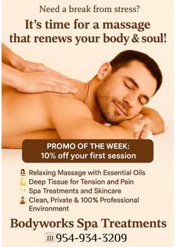Treat yourself today! 😍relaxing Massages call ☎️