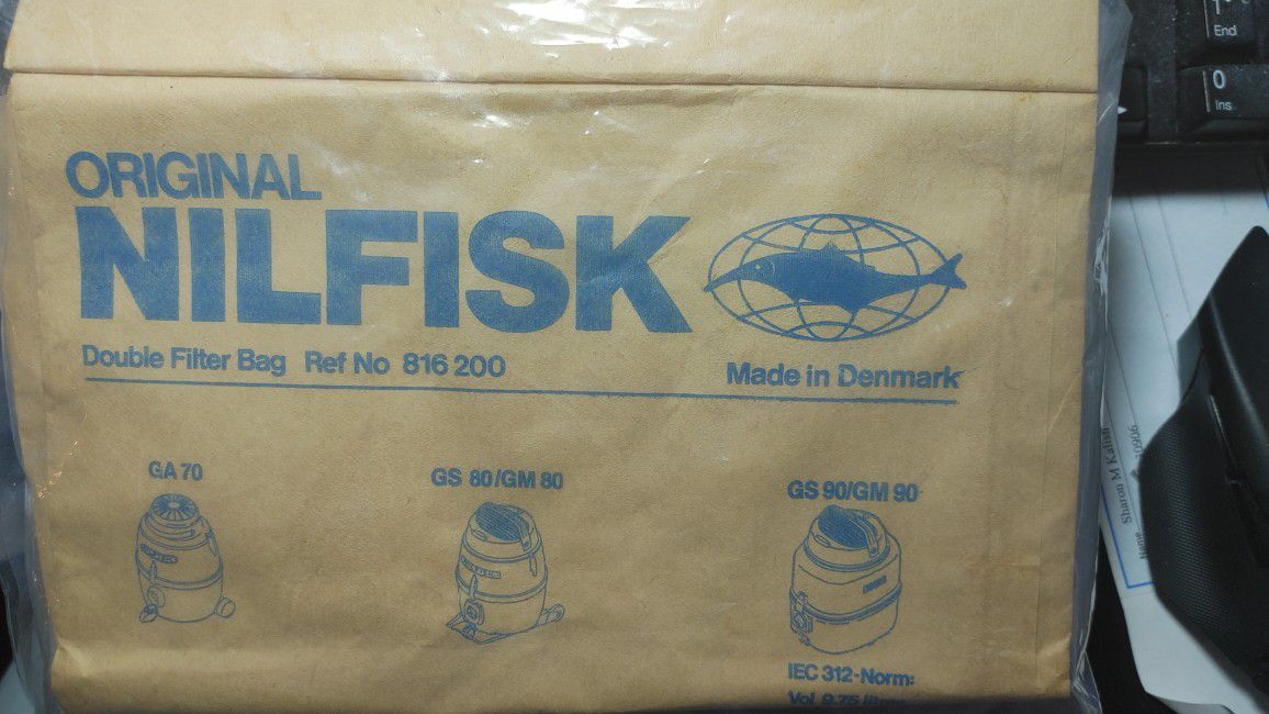  Vacuum Cleaner Bags #816200 for Nilfisk Canister