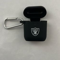 Las Vegas Raiders AirPods case Cover - Black
