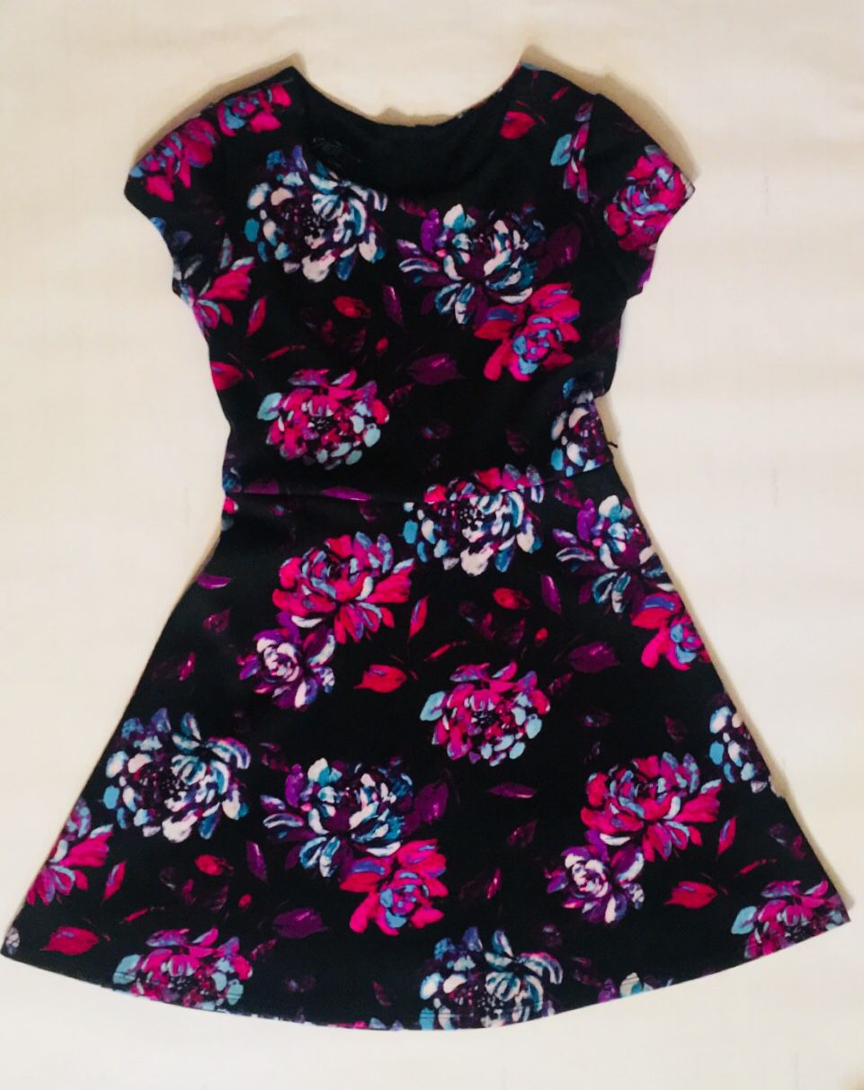 Girls BCX flower print dress