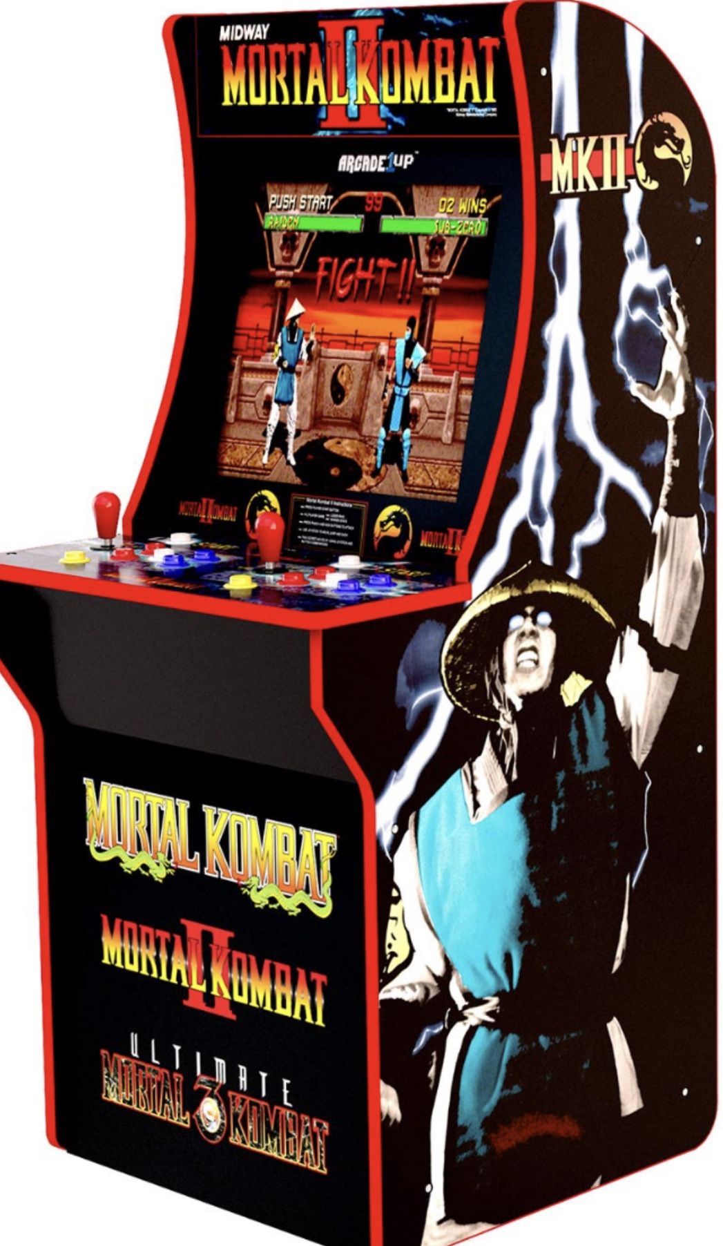 Mortal Kombat 1 2 3 Arcade 1up Rampage Paperboy