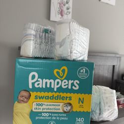 New Pampers Diapers Size NB