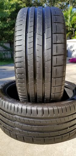 245/35/20 PIRELLI P ZERO 99% TREAD TIRES