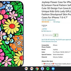 Flowers Phone Cases iPhone 7, 8, SE 2020 - 2 for $10!