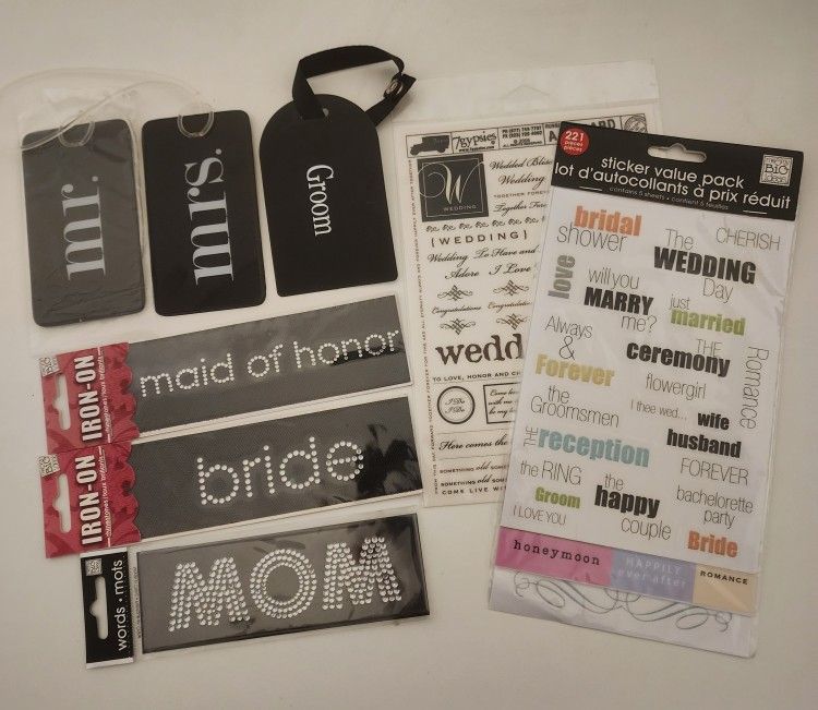 Wedding Embellishments/Crafts Bundle BNIP 