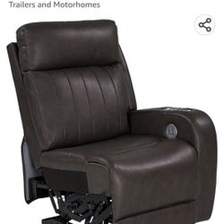 THOMAS PAYNE Seismic Series Theater Seating Collection Left Hand Recliner for 5th Wheel RVs, Travel Trailers and Motorhomes

