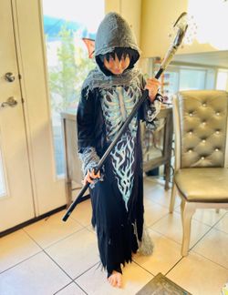 Reaper Costume Halloween Boy Size L  (10-12)