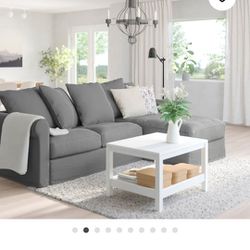 HÄRLANDA Sofa/Couch With Storage Chaise