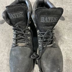 Boots leather high top work boots size 10
