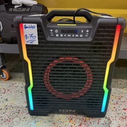 ION Block Rocker Icon All-Terrain Bluetooth Speaker 