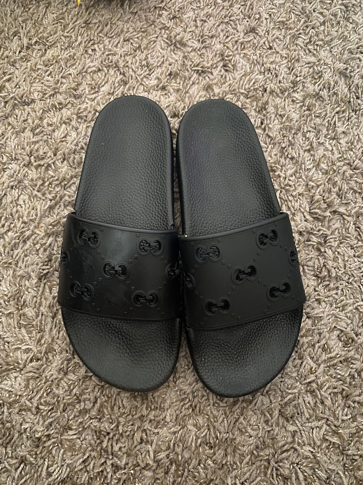 Black Gucci Slides
