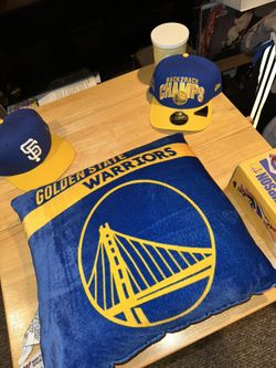 Golden State Warriors Gear Hats Pillows Bobble Head Decor Home Basketball 
