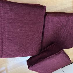 3 Large Couch Cushions 