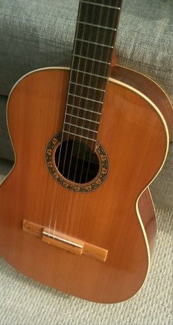 Candelas guitar by luthier Manuel Delgado.