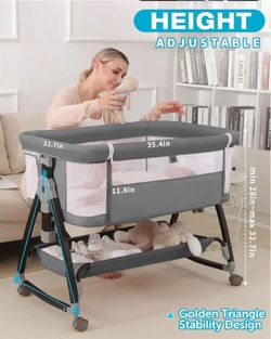 Baby bassinet bedside sleeper rocking cradle NUEVA cuna mecedora moises
