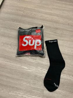 Black supreme socks