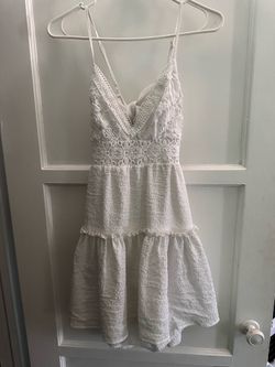 white short boho dress