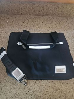 Versace Parfum Black Nylon Tote Bag (New)