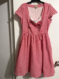 Red Gingham Dress