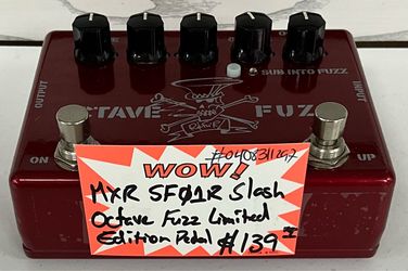 MXR SF01R Slash Octave Fuzz Limited Edition Pedal