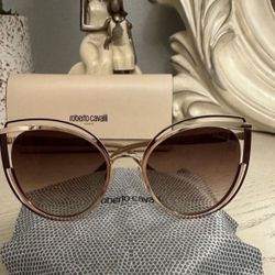 ROBERTO CAVALLI Cat Eye Sunglasses, New