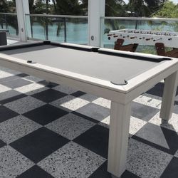 Vision Outdoor Dining Pool Table