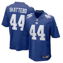 New York Giants #44 SKATTEBO Blue Jersey